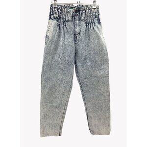 Vintage Filippo-Totti Acid Wash High-Waisted Mom Jeans Size 7/8 Inseam 27 Read